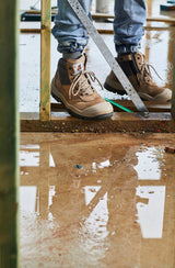 Mongrel 461 Side Zip Safety Boots W/Scuff Cap - STONE