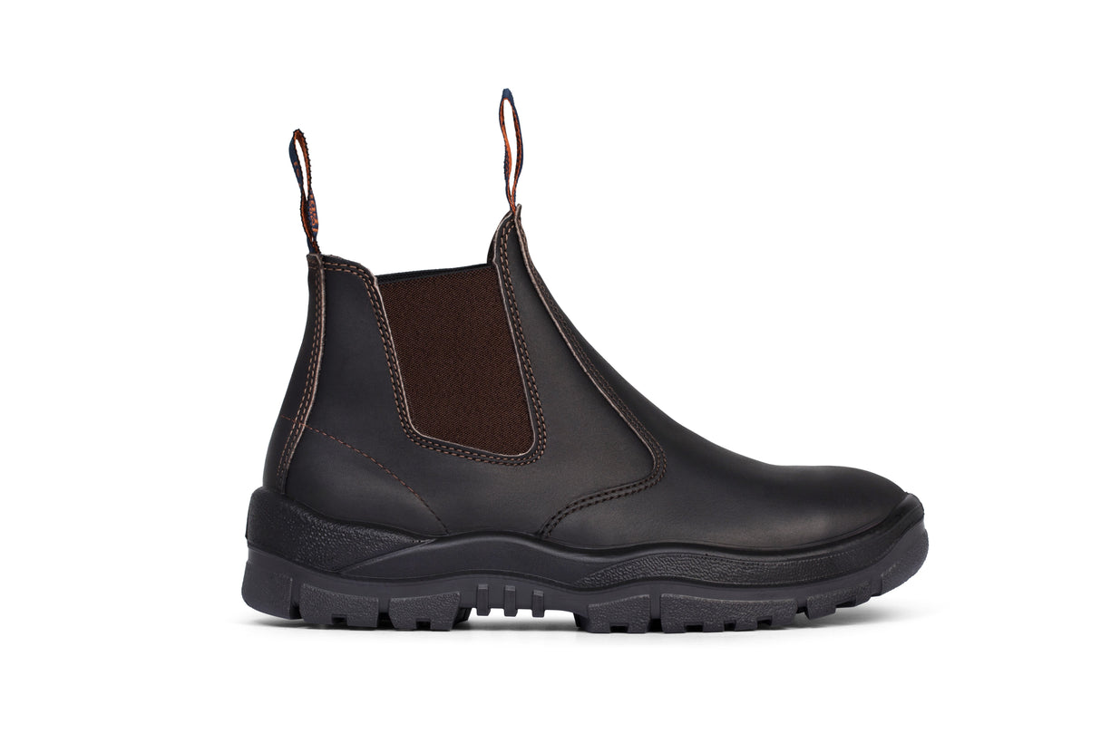 Mongrel 940030 Elastic Side Premium Boot Brown - Non Safety