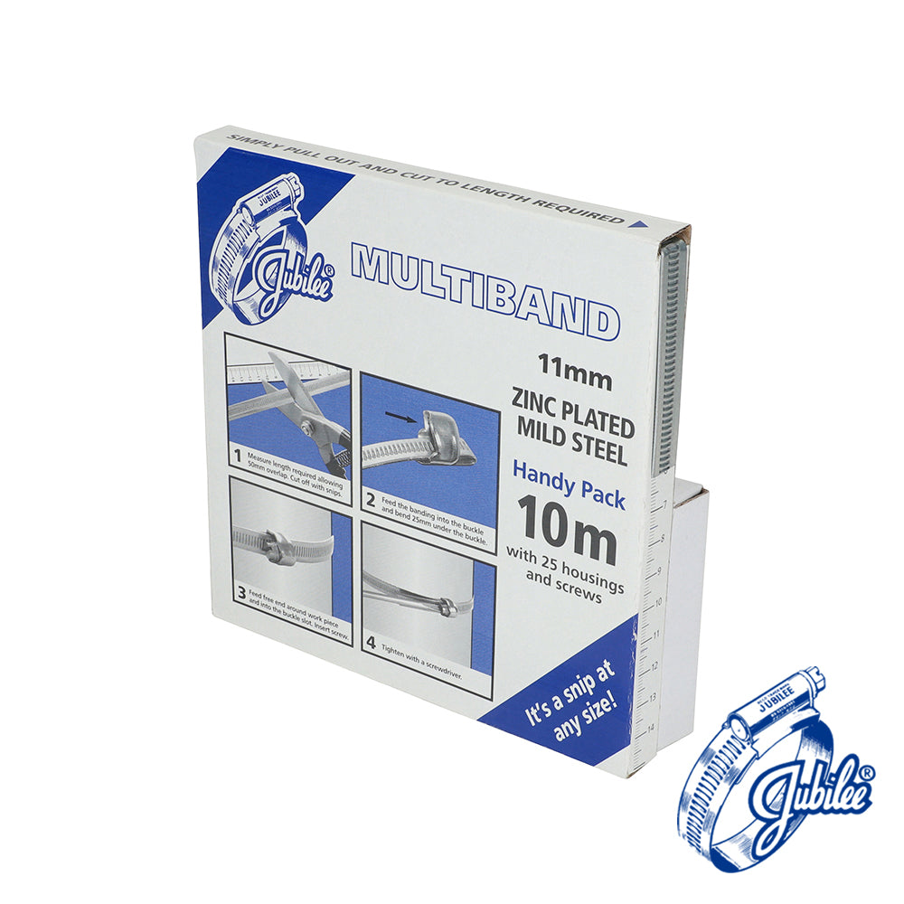 Jubilee® Multiband Mild Steel Handy Pack Housing Screws - 11mm x 10m