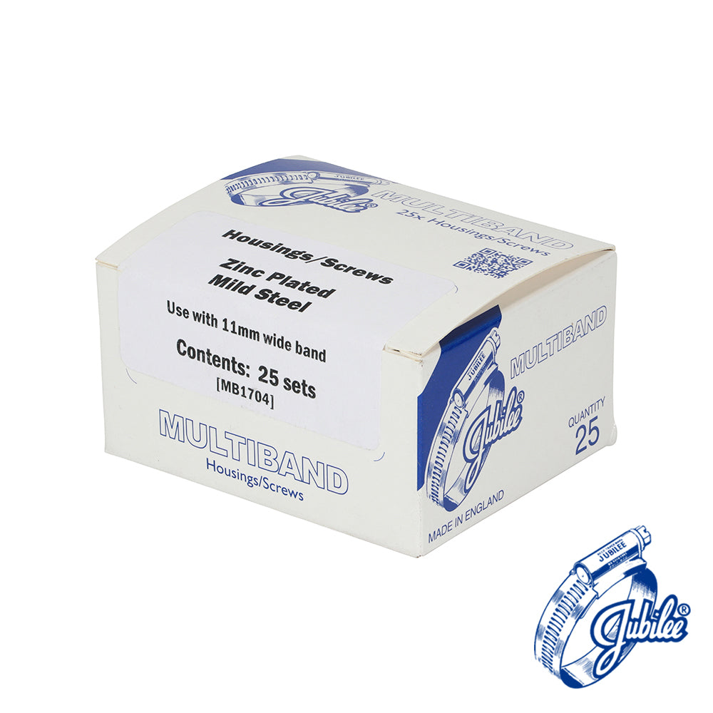 Jubilee® Multiband Mild Steel Housing Screws - 11mm (Box of 25)