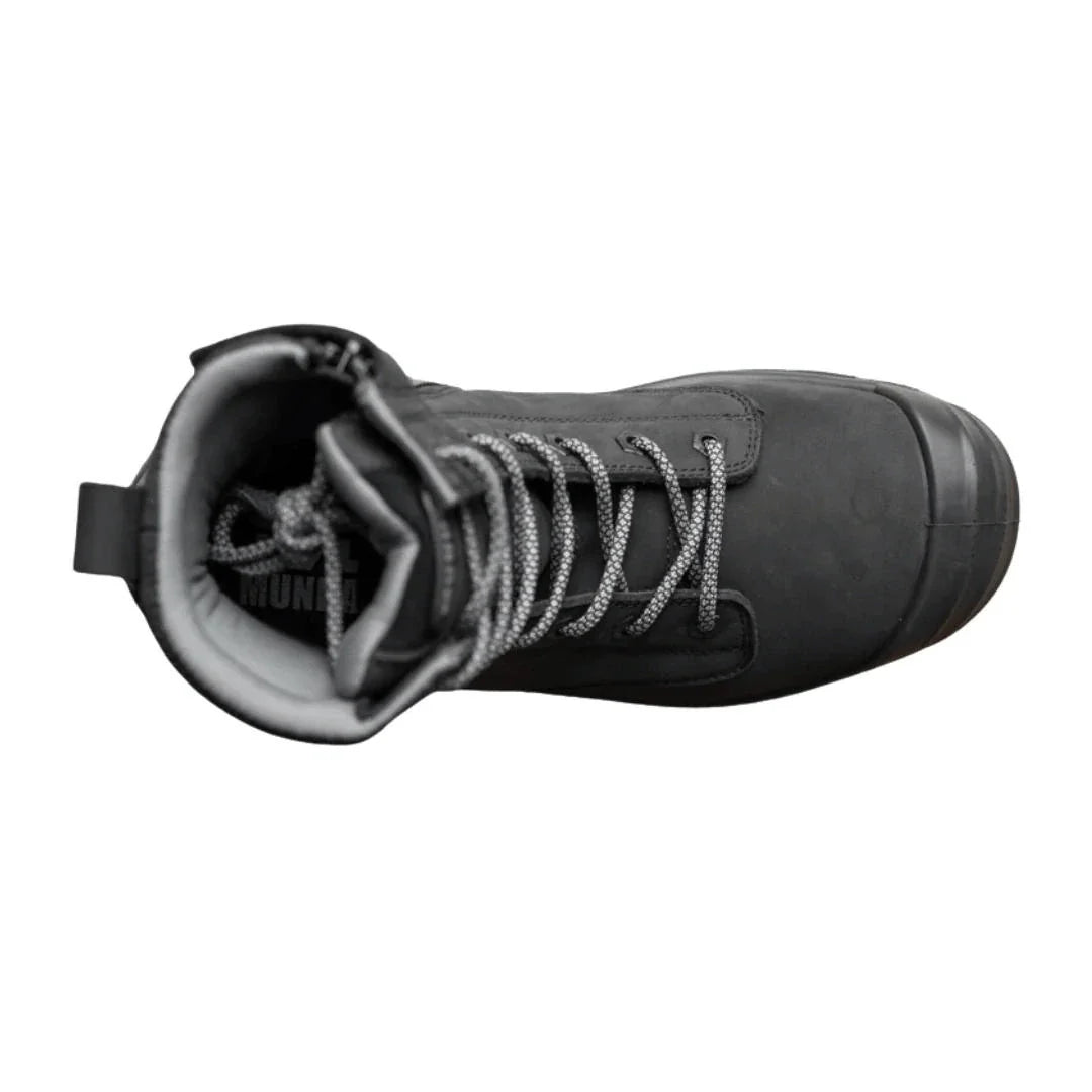 Munka Taurus Side Zip Work Boots - BLACK