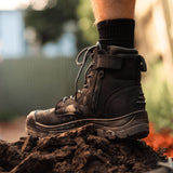 Munka Taurus Side Zip Work Boots - BLACK