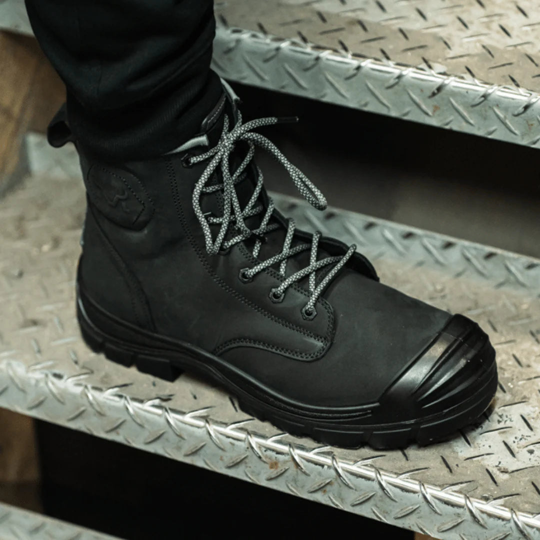 Munka Taurus Side Zip Work Boots - BLACK