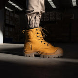 Munka Taurus Side Zip Work Boots - WHEAT