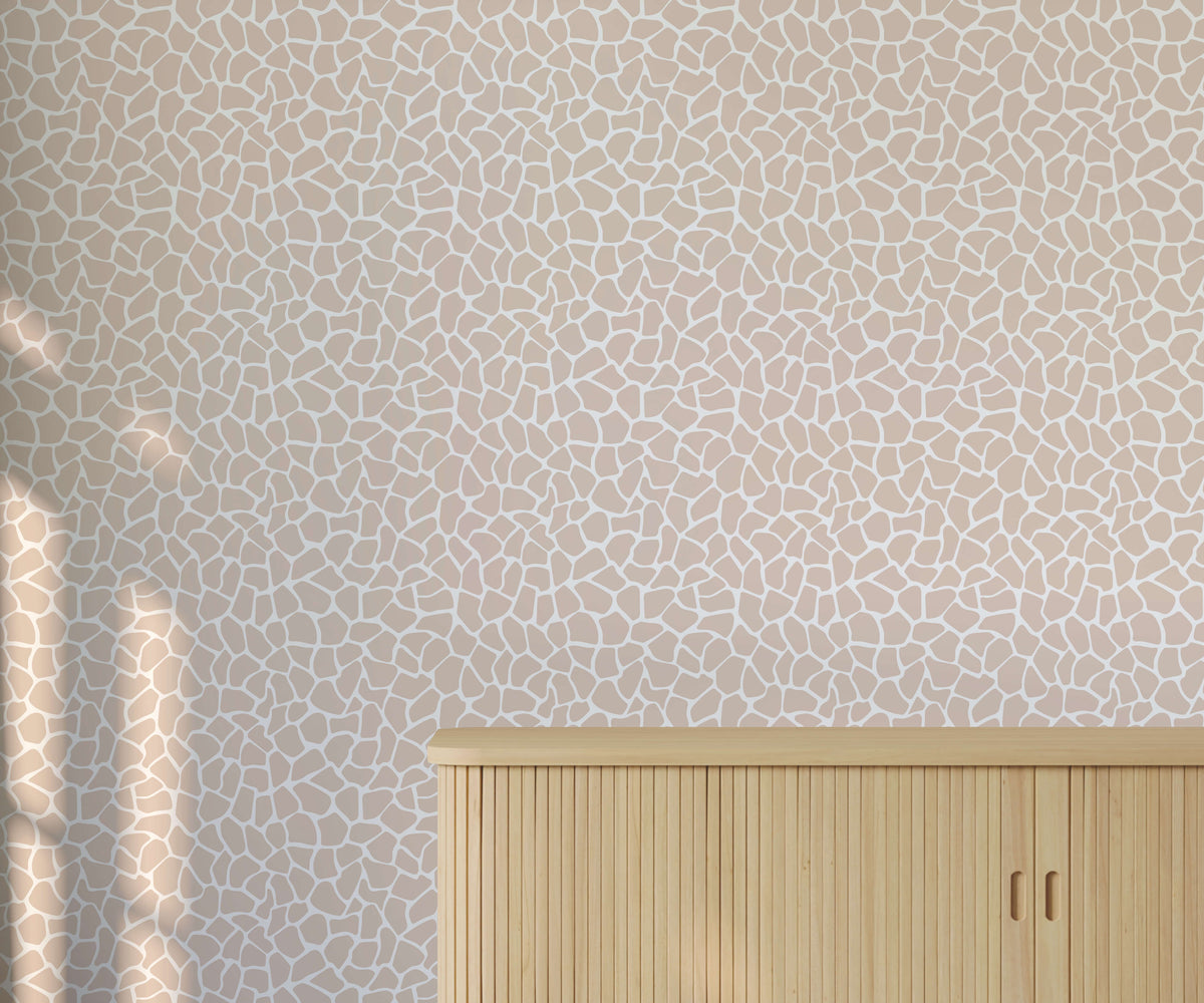 Nambe Subtle Giraffe Print Wallpaper
