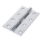 Narrow Uncranked Butt Hinge - Door Hinge - Zinc