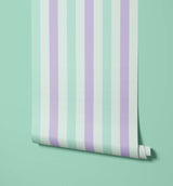 Neapolitan Vertical Stripes Ice Cream Wallpaper