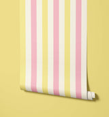 Neapolitan Vertical Stripes Ice Cream Wallpaper