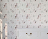 Opal Enchanting Barn Owl Wallpaper