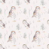 Opal Enchanting Barn Owl Wallpaper