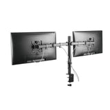 ProperAV Desk Monitor Mount 17" - 32" Dual Swing Arm VESA Max 100x100