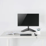 ProperAV Desk Monitor Stand 17" - 34" Freestanding Base VESA Max 100x100