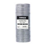 PVC Insulation Tape - 25m x 18mm - 10 Rolls