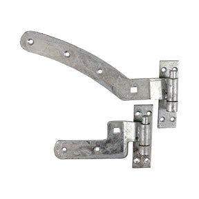 Hand Railing Hinge Curved Rail Hinge Set – Right Hand – Hot-Dipped Galvanised – Pair – DIY ...