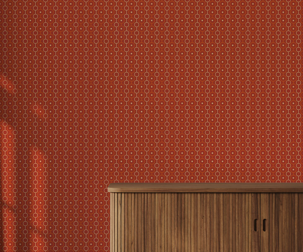Palna Nostalgic Charm Retro Chain Wallpaper