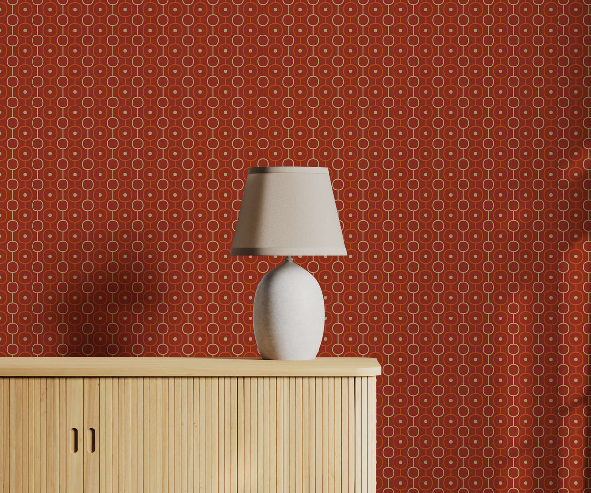 Palna Nostalgic Charm Retro Chain Wallpaper