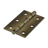 Performance Ball Race Heavy Duty Door Hinges – Solid Brass – Antique Brass