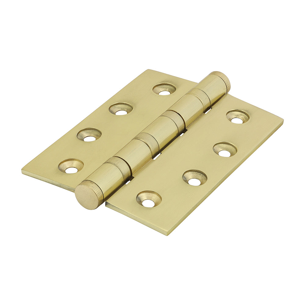 Performance Ball Race Heavy Duty Door Hinges – Solid Brass – Polished Brass