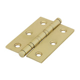 Performance Ball Race Heavy Duty Door Hinges – Solid Brass – Polished Brass