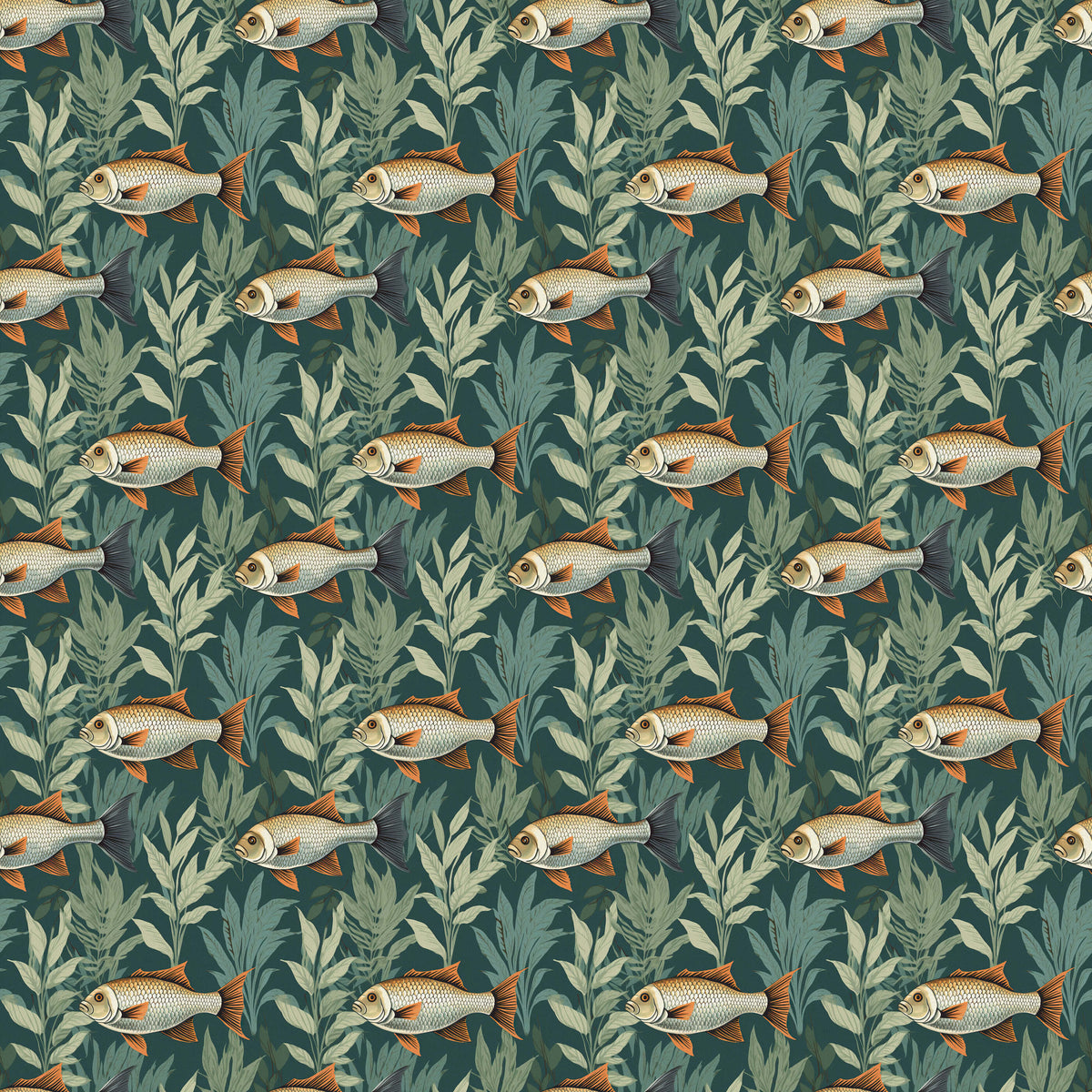 Pesci Foliage Fish Unique Fish Wallpaper
