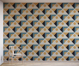 Pierre Geometric Triangle Wallpaper