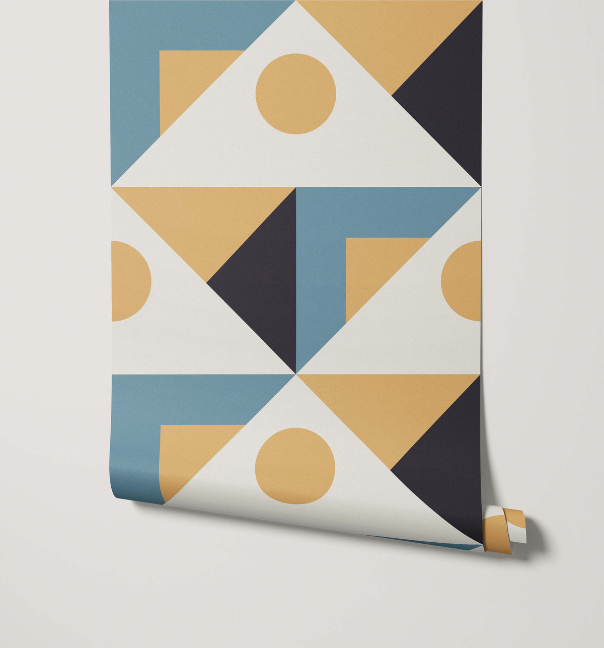 Pierre Geometric Triangle Wallpaper