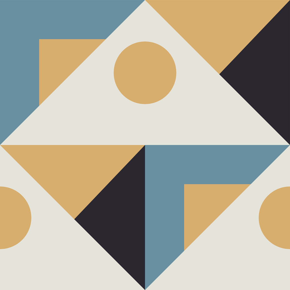 Pierre Geometric Triangle Wallpaper