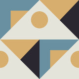 Pierre Geometric Triangle Wallpaper