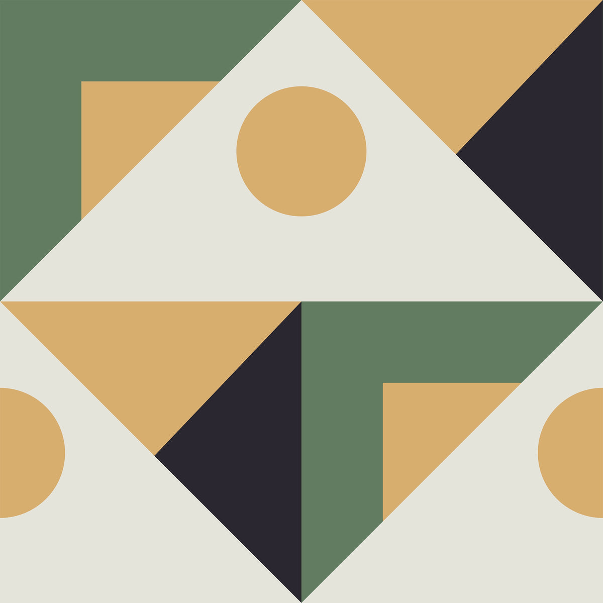 Pierre Geometric Triangle Wallpaper