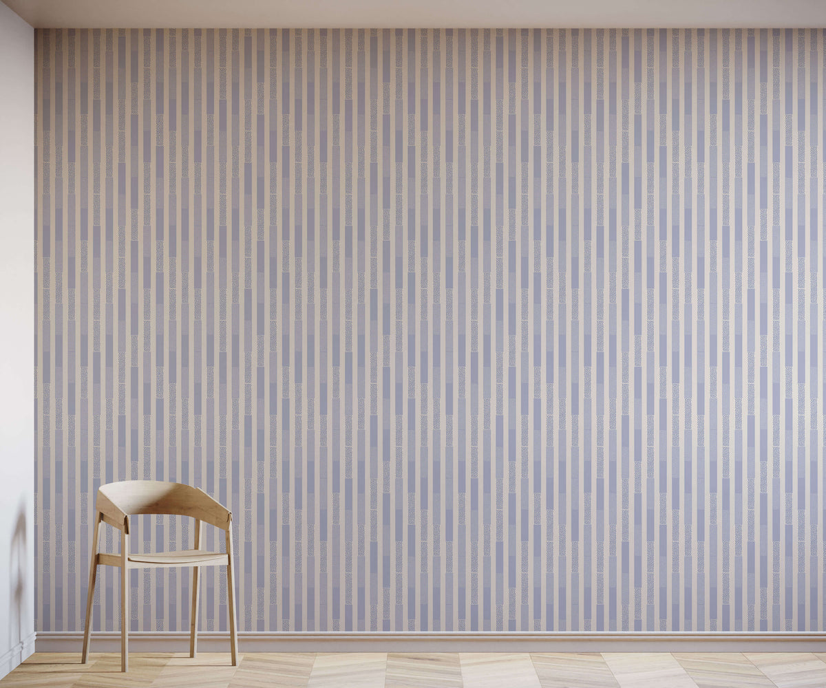 Polka Stripes Polka Dot Wallpaper