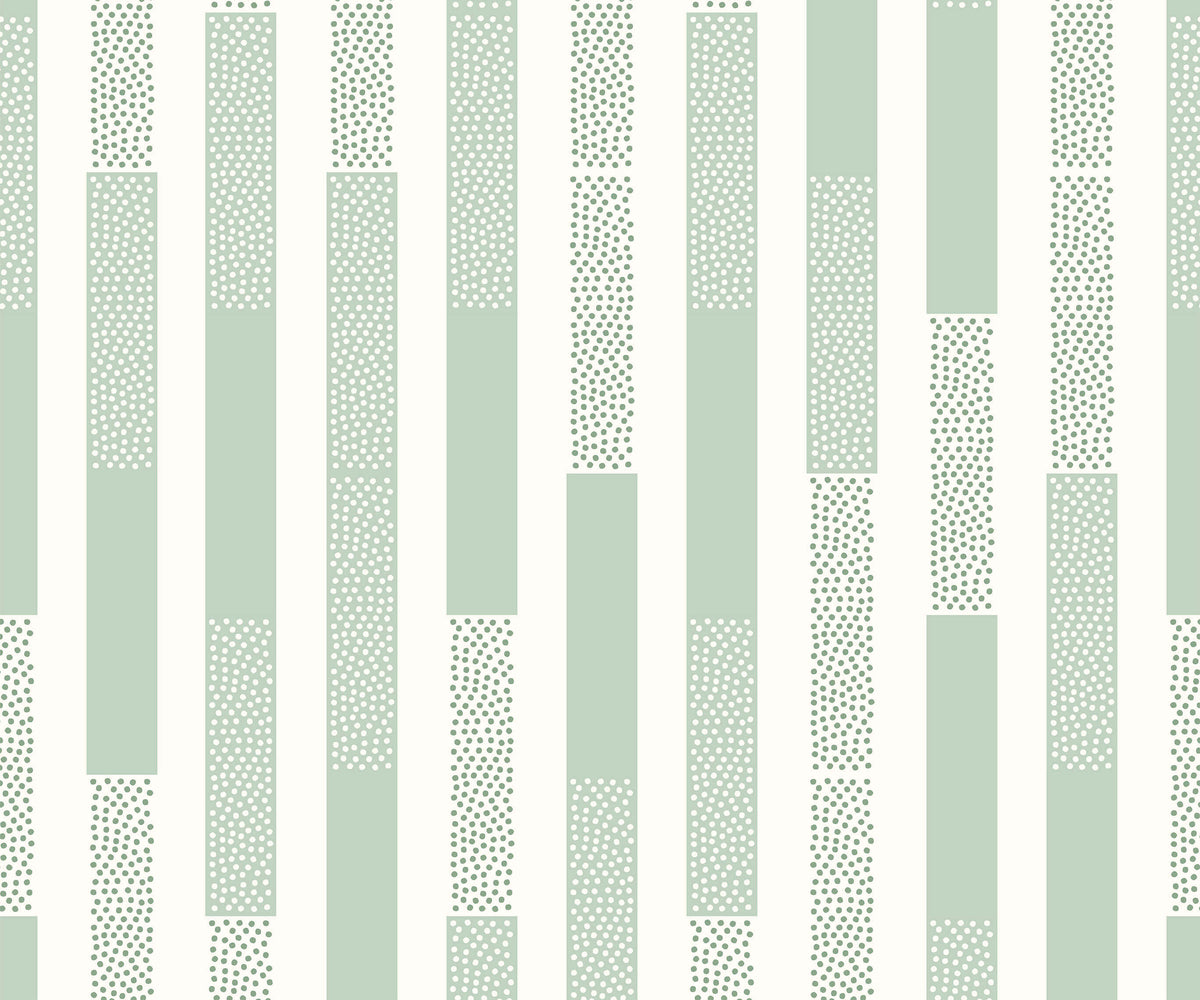 Polka Stripes Polka Dot Wallpaper