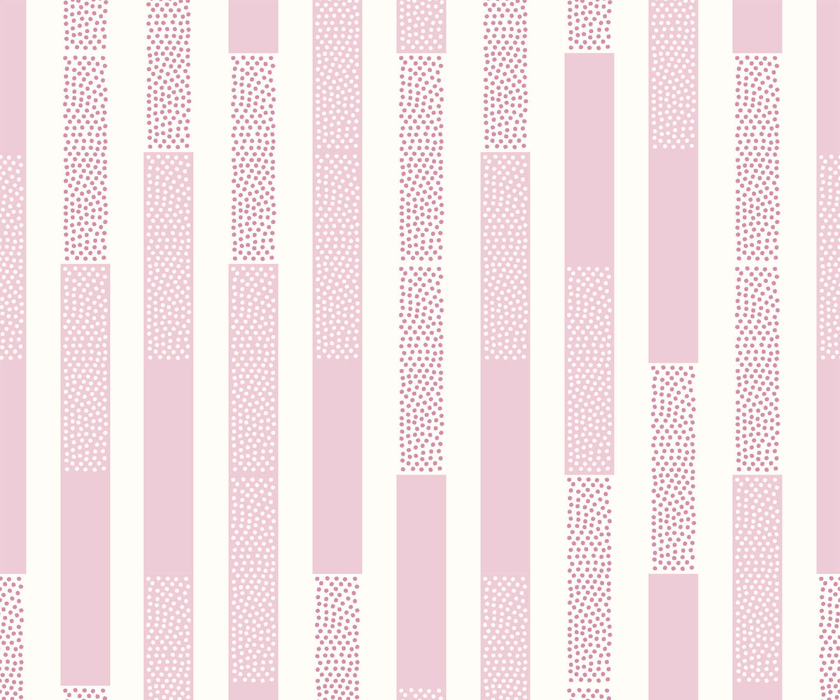 Polka Stripes Polka Dot Wallpaper