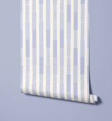 Polka Stripes Polka Dot Wallpaper