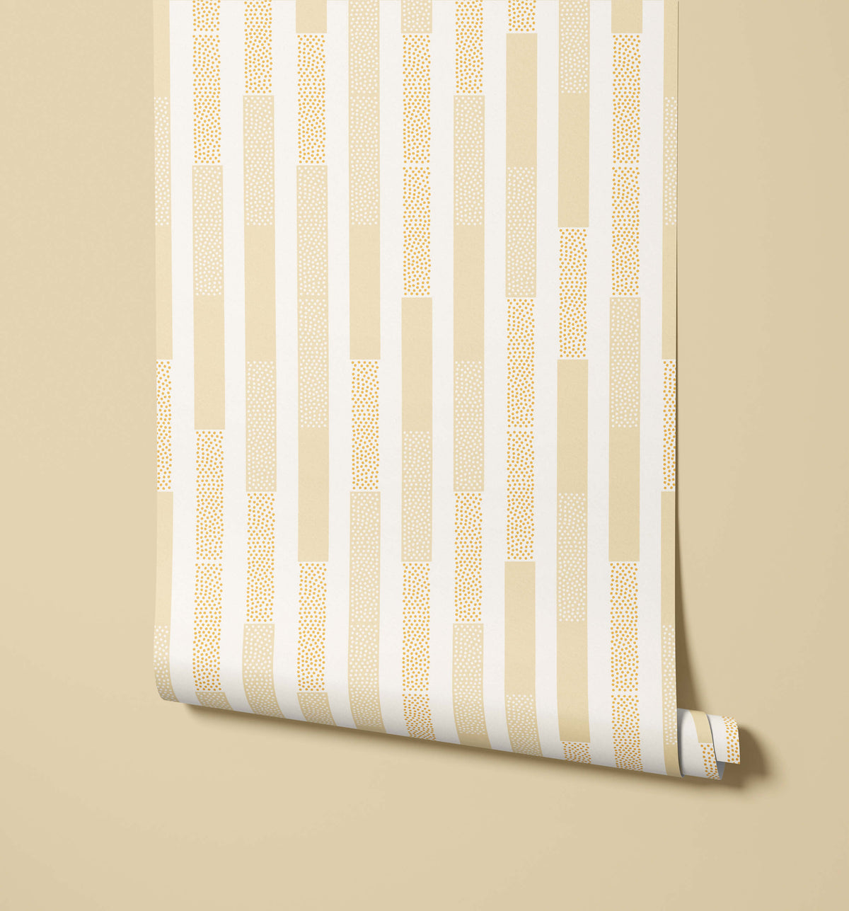 Polka Stripes Polka Dot Wallpaper