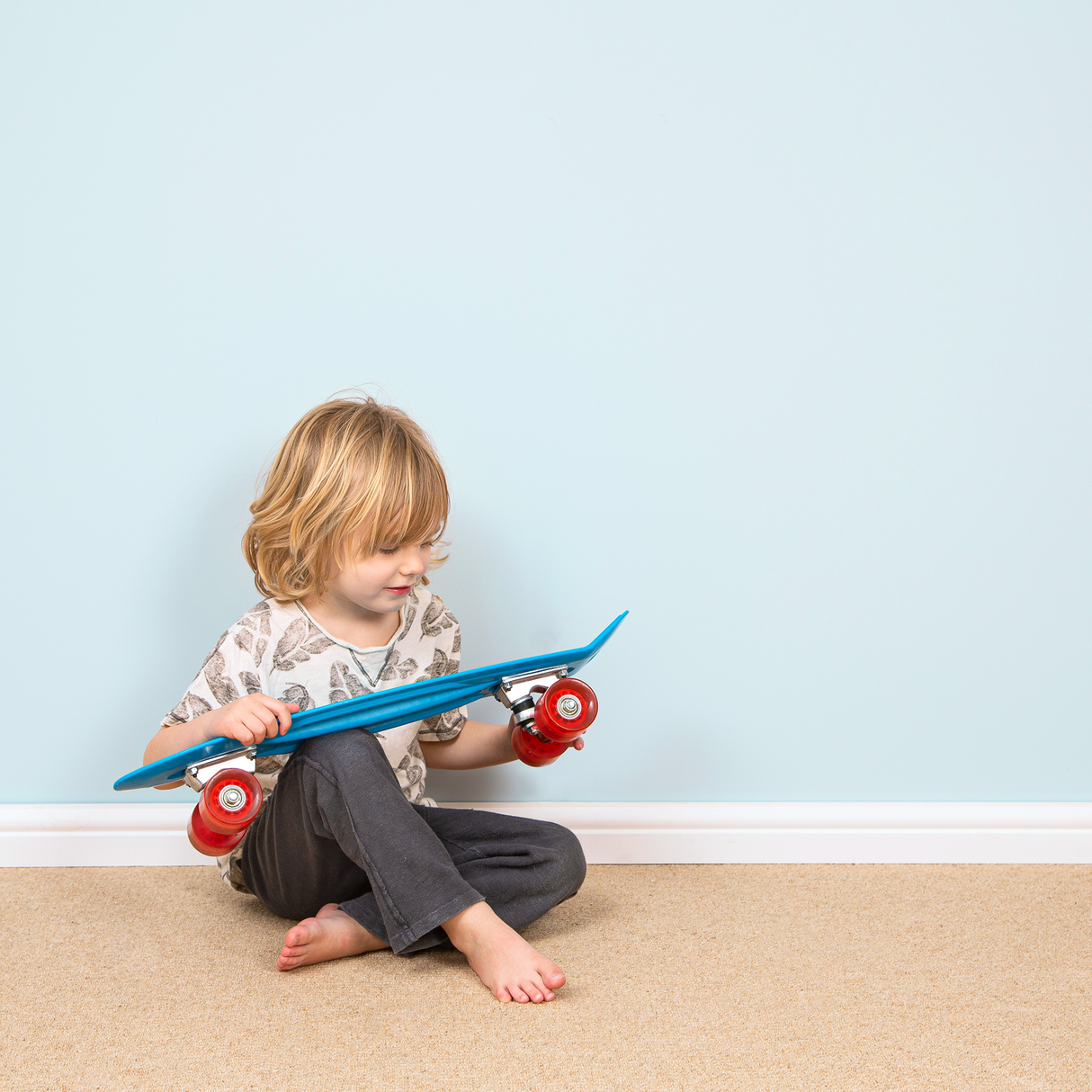 Little Knights - Powder Blue Dusty & Light - Matte/Eggshell/Silk/Satin/Gloss Interior Paint