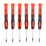 Precision Screwdriver Set – 6 Piece – Slotted & Phillips