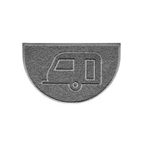 Caravan Embossed Halfmoon Spaghetti Indoor/Outdoor Doormat