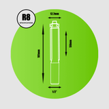 Key Blades Bottom Bearing Guided Cutter 1/2"x12.7mmx50mm - R8