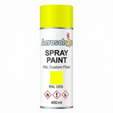 RAL 1026 Luminous Yellow - 400ml Aerosol Spray Paint Any Finish