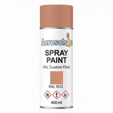 RAL 3012 Beige Red - 400ml Aerosol Spray Paint Any Finish