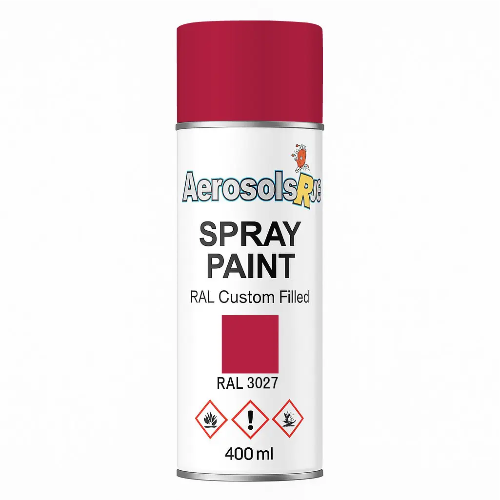 RAL 3027 - 400ml Aerosol Spray Paint Any Finish