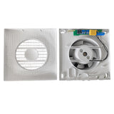 Through Wall Ventilation Kit RICO Timer and Humidistat Fan with White External Vent