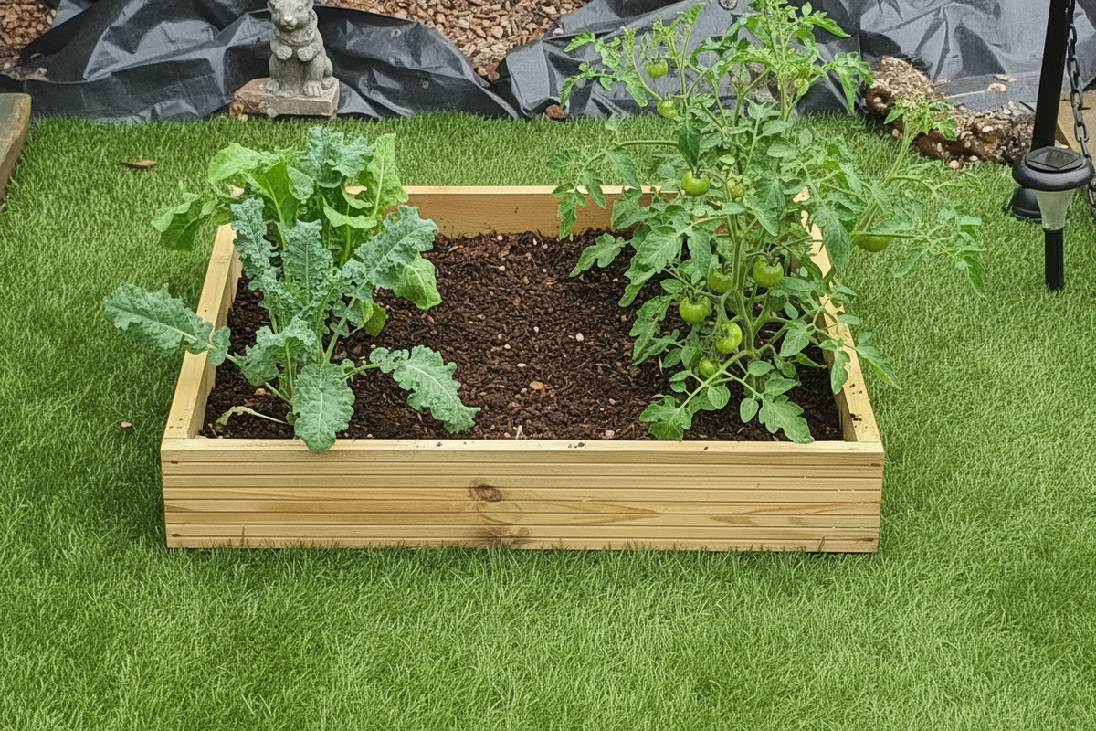 Tanalised Decking Timber Raised Bed Frame Planter