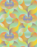 Reflekt Night Metaverse Abstract Pattern Wallpaper