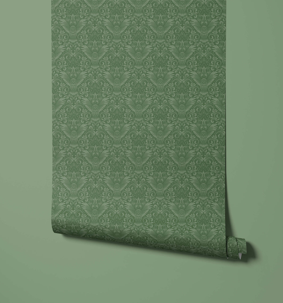 Regus Damask Owl Wallpaper