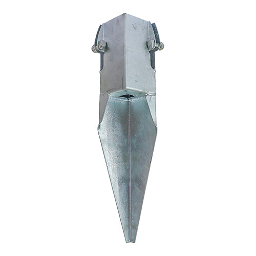 Fencing Post Repair Spike - Bolt Secure - Hot Dipped Galvanised (Pack of 10)