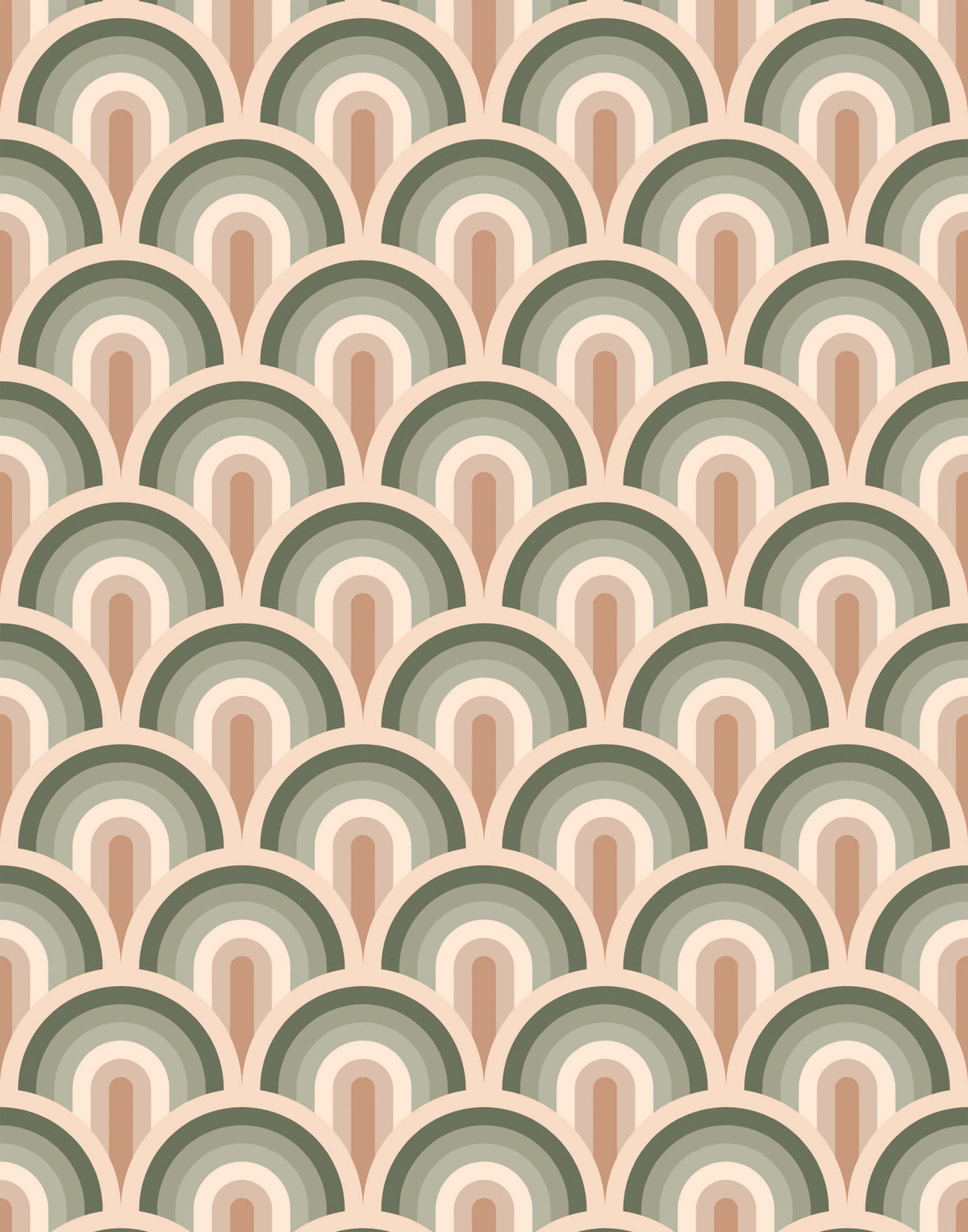 Reynold Retro Rainbow Wallpaper