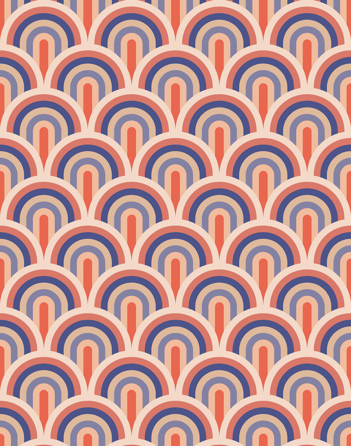 Reynold Retro Rainbow Wallpaper