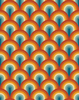 Reynold Retro Rainbow Wallpaper
