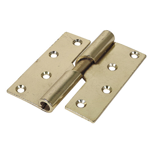 Rising Butt Hinge - Self Closing Door Hinge - Electro Brass